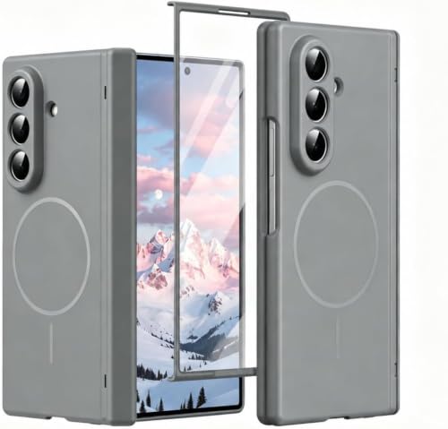 Image of Hybird Shockproof Mobile Back Case Cover for Samsung Galaxy Z Fold 8 Ultra Case with Tempered Glass | Hingh | Magnetic Support | Slim Back Cover Case Galaxy Z Fold8 Ultra 5G Cover