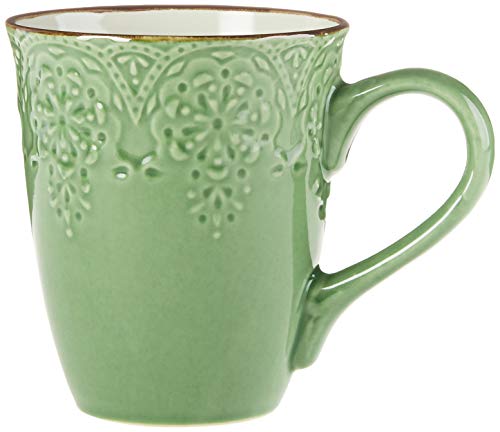 Pfaltzgraff French Lace Dinnerware Set, 16 Piece, Green #TOP4