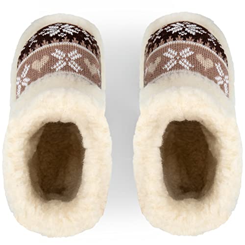 ESTRO Unisex Uomo Pantofole Donna Inverno Lana Ciabatte Suola Antiscivolo B03 - Image 5