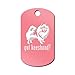 Got Keeshond Engraved Keychain/GI Tag Mister Petlife Kees Pink