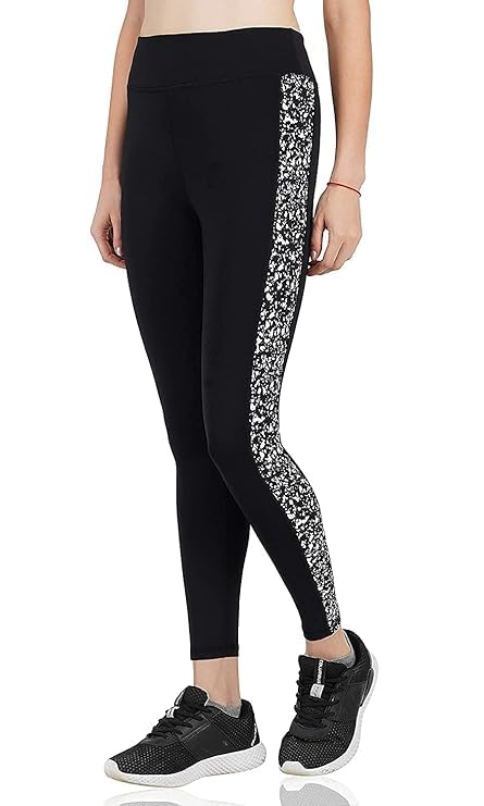 Image of Unbeatable Women Stretchable Gym Wear Sports Leggings Ankle Length Workout Tights