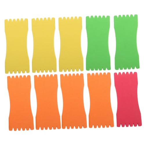 GRIRIW 10Pcs Fishing Line Winding Board Sponge Wrapped Fishing Line Spool Accessories for and Leader Storage Random Color