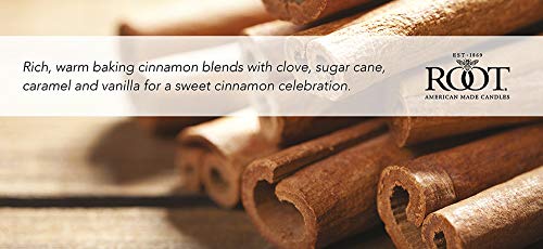 Root Candles Honeycomb Veriglass Scented Beeswax Blend Candle, Cinnamon Spice #TOP1