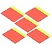 Estink Football Red and Yellow Card, 5Set Sports Football Referee Red and Yellow Card Set, Referee Tool, for Football Games, Matches in Schools Or Stadiums