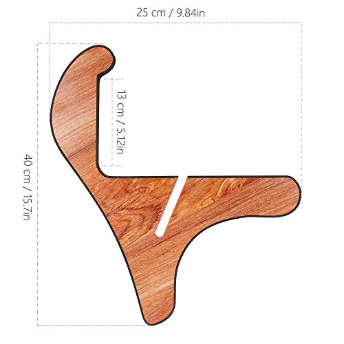 Guitar Stands, Universal Acoustic Guitar Holder, Wooden X-Frame Sturdy Instrument Stand with Soft Edge, Classical Design for Acoustic Classical Bass Electric Guitars - Thumbnail 3