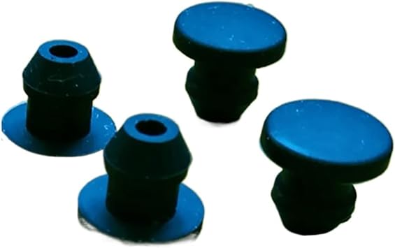 Seal Stopper,Rubber Hole Caps,Tap Bung,10/20Pcs Silicone Rubber Hole Caps 4.5mm to 14mm T Type Plug Cover Black Snap on Gasket Blanking End Caps Seal Stopper Size 13.5mm, Thickness 20pcs