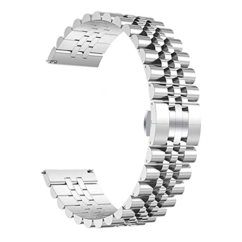 Bracelet à libération rapide en acier inoxydable sangle métallique pour montre homme femme
