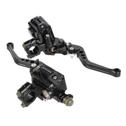 Levier d'embrayage de moto et maître-cylindre hydraulique en finition noire