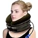 Ohuhu Neck Cervical Traction Collar Device For Head &Neck Pain Neck Spine Alignment Pillow, Brown Fathers Day Gifts