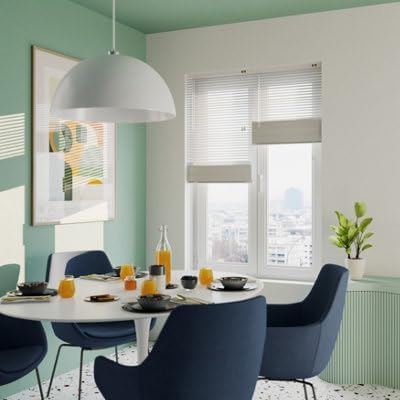 Colours Studio White Venetian Blind (W) 55 cm (L) 180 cm