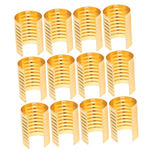 HOODANCOS Fashionable Tassel Clip 100pcs Opening Crimps for Jewelry Making Leather Rope Fastener