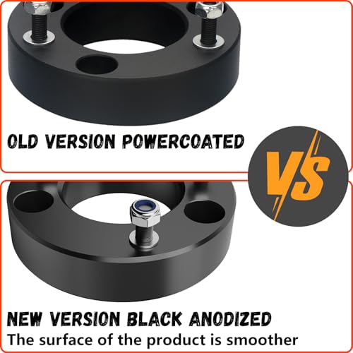 Image of 2 Inch Front Leveling Lift Kit For 2004-2026 Ford F150 2wd /4wd, Lift Kit Compatible With Expedition 2003-2018,2pcs Aluminum Suspension Strut Spacers | Raise Front End 2 Inch