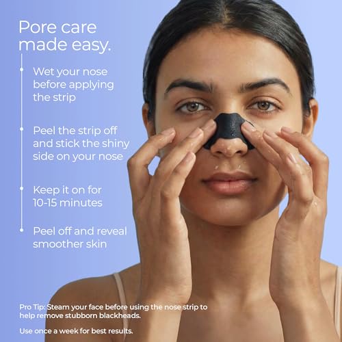 Image of Nua Nose Strip - Pack of 2 | Removes Blackheads & Whiteheads | Pure Matcha and Witch Hazel | 100% Natural Extracts| Absorbs Excess oil & Sebum | Works within 10 minutes | Protects Skin Barrier | Safe on Skin