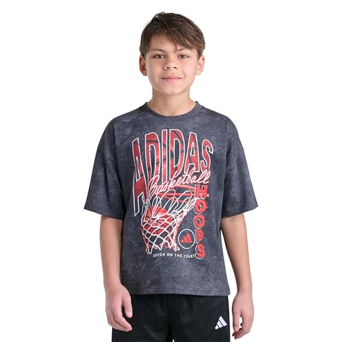 Image of adidas Boys Sports Theme Short Sleeve Tee