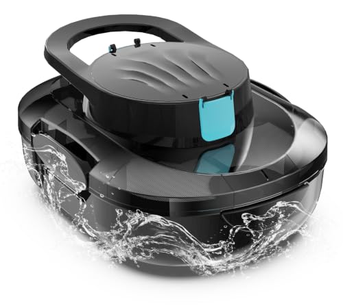 Image of S1 Pro Cordless Robotic Pool Cleaner, 130-Min Runtime, Cleans Up to 1,292 Sq.Ft, Dual-Motor Pool Vacuum, Automatic Cleaner with Large Filter Basket, Fast Charging & Self-Parking (Midnight Black)