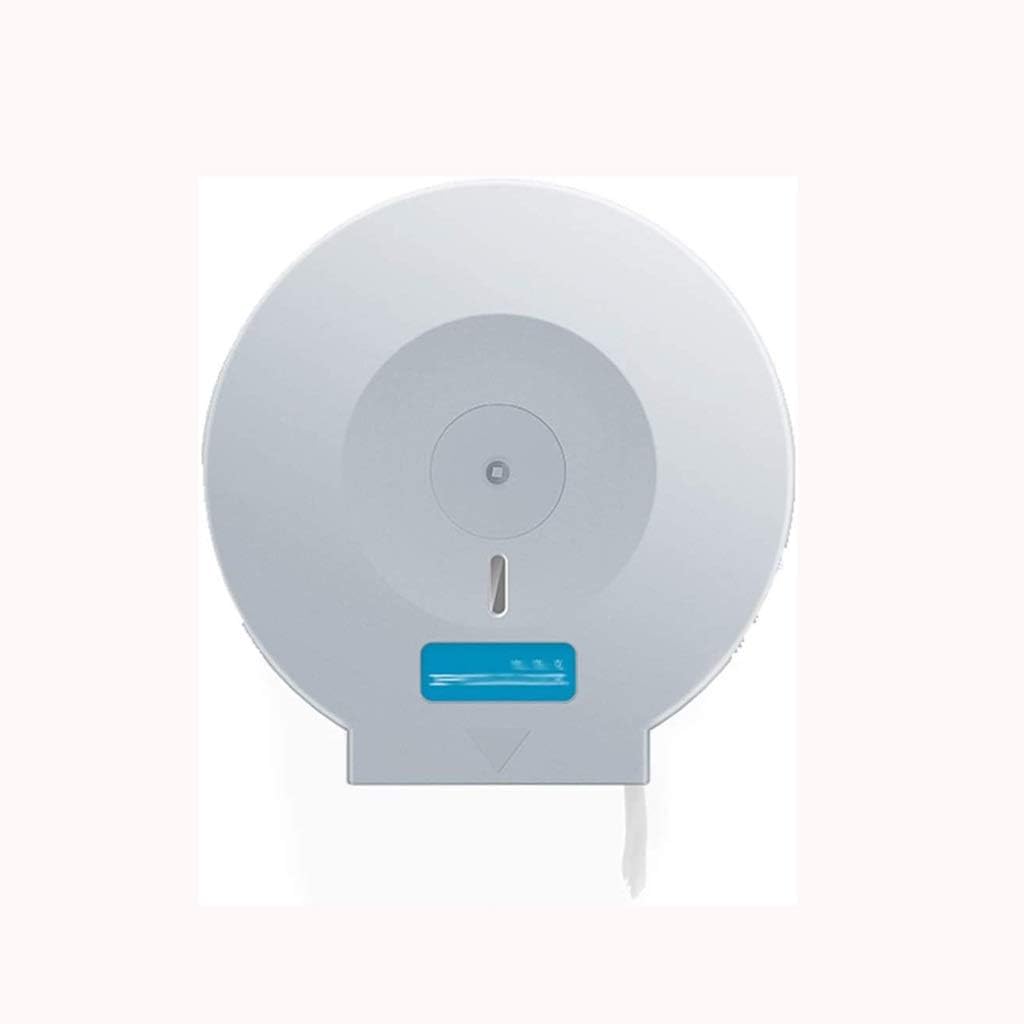 Industrial Toilet Paper Holder, Mounted Roll Tissue Stand with Shelf for Bathroom