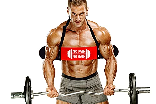 Image of APRODO Arm Blaster - Heavy Duty Biceps Isolator for Bodybuilding, Weightlifting, Gym, Exercise, Workout - Bicep Arm Trainer, NO Pain NO GAIN