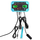 dennerle ph controller 588 comfort  POLILI Professioneller 3 in 1 pH/TDS/Temp-Wasserqualitätsdetektor pH-Controller mit Relaisstecker Nachfüllbare Elektrode BNC-Typ Sonde Wasserqualitätsprüfgerät für Aquarium Hydroponics Tank Moni
