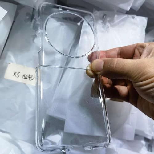 Image of for Tecno Phantom V Flip 5G,Tecno Phantom V Flip 5G Phone Case Clear Transparent TPU Shock-Absorption Flexible Cell Phone Cover for Tecno Phantom V Flip 5G - Transparent