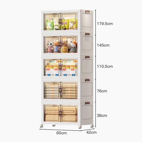 Boîte de rangement empilable plastique transparent rigide avec fermeture
