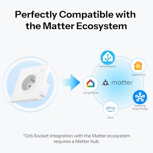 Prise Murale Intelligente Matter SONOFF Fusion Orb Socket Type-E Wi-Fi 16A 4000W - 5