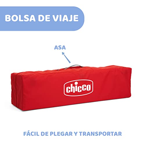 Miniatura 6 de Chicco Open Box Parque Bebé de 0 Meses a 15 Kg – Parque Plegable y Compacto, Parque de Juegos con Alfombra Extraíble, Ventanas de Malla, 4 Asas y Bolsa de Transporte, Color Rojo (Lion)