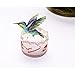 GEORLD Edible Cupcake Topper Wafer Hummingbird Cake Bird Decoration by Wafer Paper,12 Counts,Flat not 3D