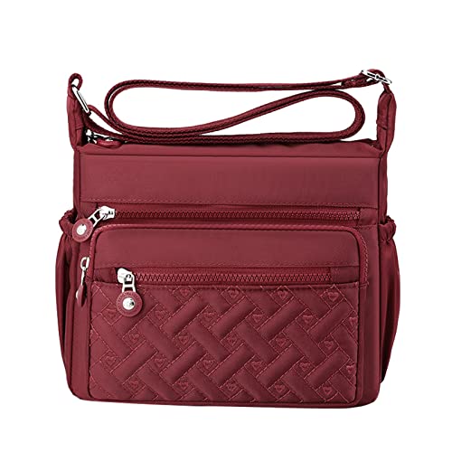 Sac à main bandoulière décontracté pour femmes | Sac messager quotidien gris