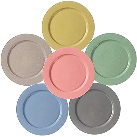 Hobein 10'' Unbreakable Dinner Plates, 6 Pack Cover