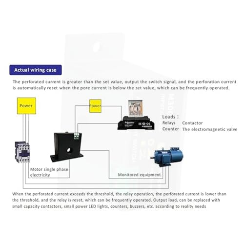 Relé de detección de corriente alterna M3010 con sensor de amplificador normalmente abierto 0-10A 3