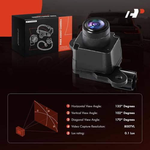 Image of A-Premium Rear View Backup Camera Compatible with Ram | Parking Camera for 2016-2018 1500 2500 3500, 2019-2022 1500 Classic - Replace# 68274731AD