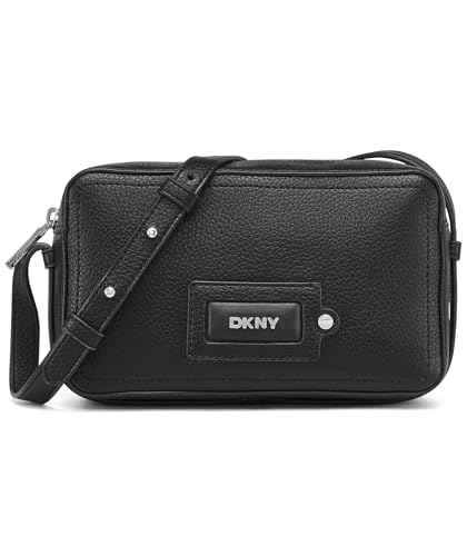 DKNY Women's Glee Camera Bag, Black/Silver, One Size