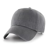 47 Classic Clean Up Adjustable Dad Hat Cap - One Size (US, Alpha, One Size, Charcoal Grey)