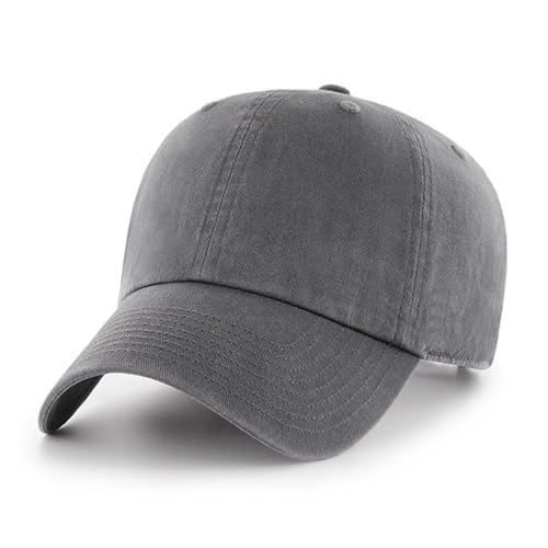 47 Classic Clean Up Adjustable Dad Hat Cap - One Size (US, Alpha, One Size, Charcoal Grey)