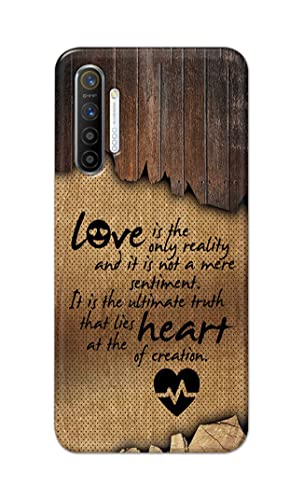 Image of PRINTFIDAA Love is The Only Reality and It is Not Mere Sentiment Printed Designer Hard Case for Realme XT /Realme X2 Back Cover -(e) RPM1010
