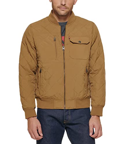 Image of Levi's Men's Levi's Men's Diamond Quilted Bomber Jacket