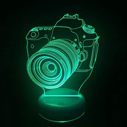Lampe 3D créative avec lumières LED stéréo visuelles pour chambre de bébé