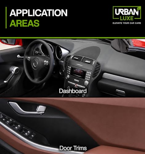 Image of Herbal Car Dashboard Polish & Protectant 2-Step Shine Formula Just Wipe Dust & Spray | Restores, Protects & Adds Natural Shine to Interior Plastic,Non-Toxic Herbal Formula 200ml (235g)