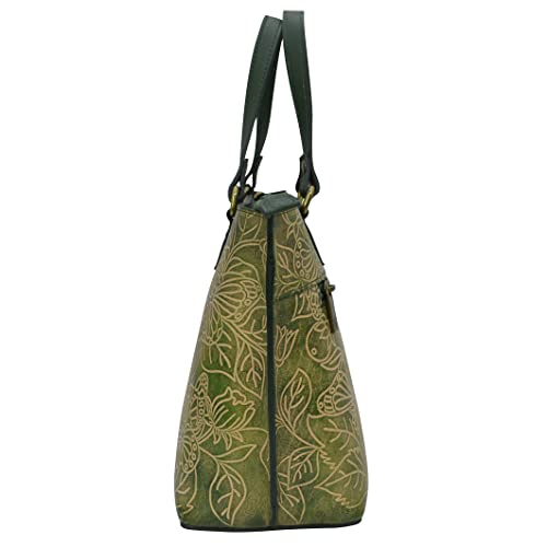 Image of Anuschka Women's Original Hand-Painted Genuine Leather Medium Tote