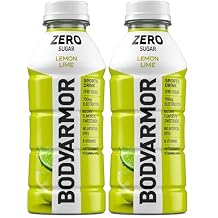 BODYARMOR ZERO Sugar Sports Drink Lemon Lime, 16 oz. Pack of 2