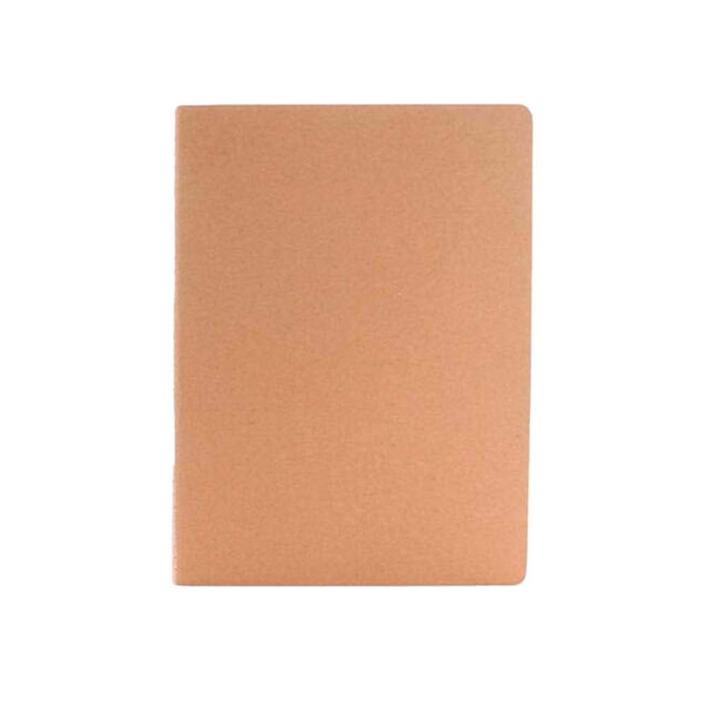 Operitacx Bloc de Notas A6 de Papel Kraft en Blanco, 18 Hojas para Escribir y Dibujar, Cuaderno Clásico Adecuado para Diario y Bocetos de Viaje