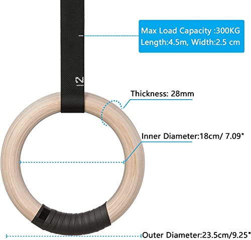 Momboo Anelli da Ginnastica 28mm Anelli Ginnastica...