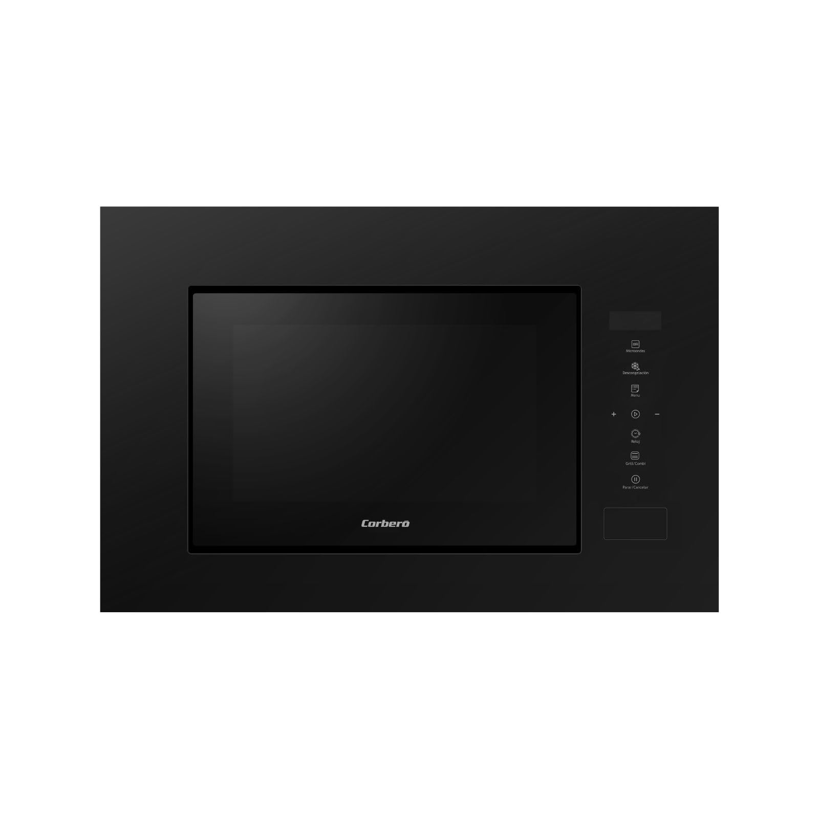 Corberó – Integrated Microwave | CMICG520GLNI | Capacity 20 L | Power 700 W | 10 Levels | Auto Menu | Defrost | Timer 95 min | Touch Control | Color Black