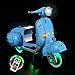 Zestaw świateł LED RGB Vespa 125 - Dekoracja Lego 10298 Vintage Vespa Roller - kreatywny prezent dla dorosłych (tylko światła