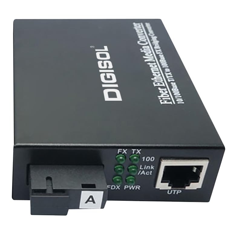 DIGISOL 100 Base Single Mode Media Converter (25Kms) DG-MC5123ES-PTL (B0CVXPW8W4) Amazon Price History, Amazon Price Tracker