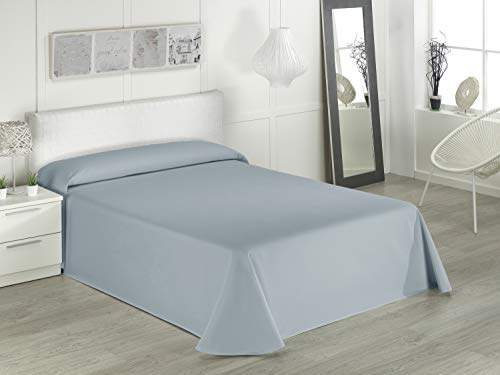 DH DHestia - Colcha Loneta de Cama Especial Hoteles de 320 gr Modelo Tamara (Litera, Azúl)