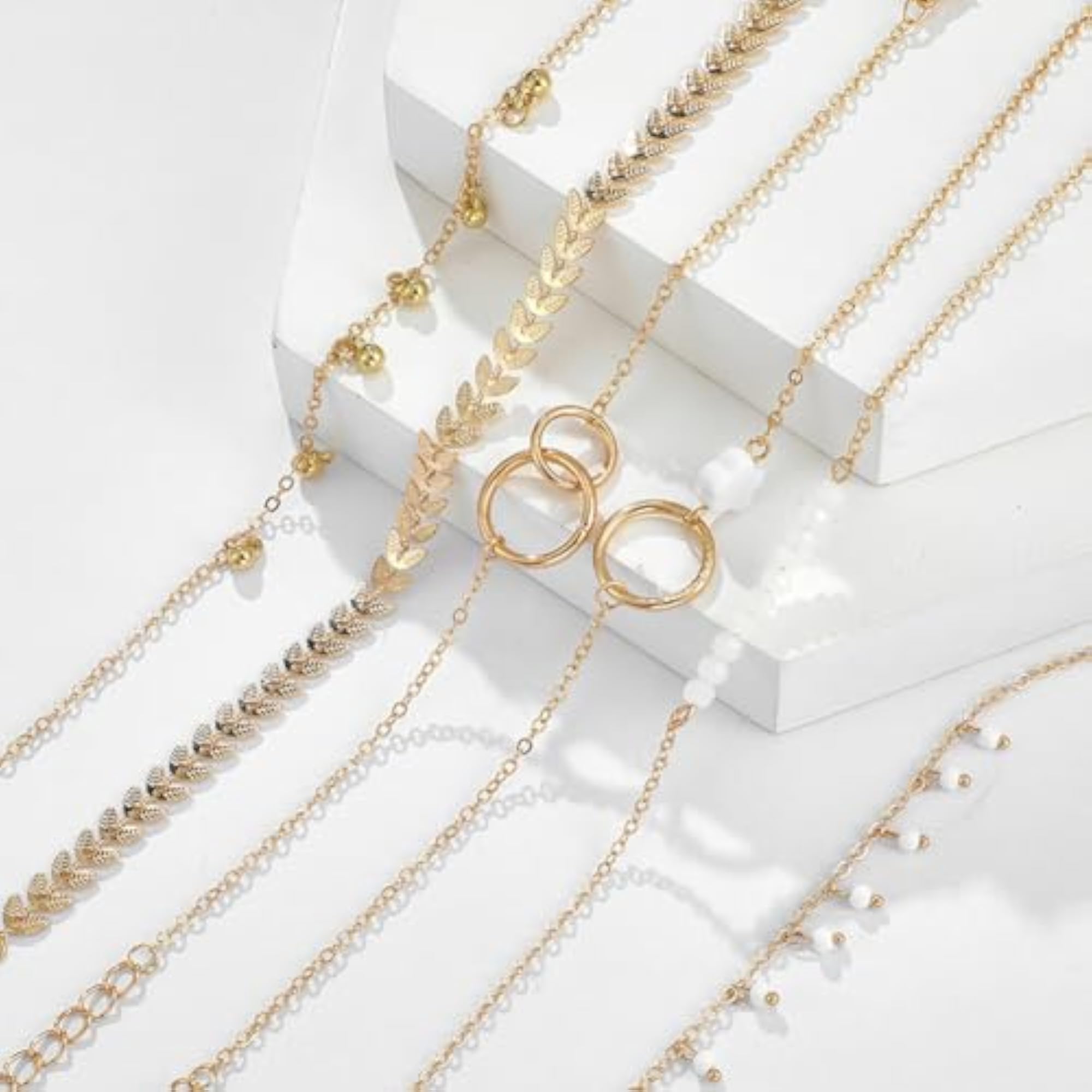 Multilayer Bangle Bracelet Set
