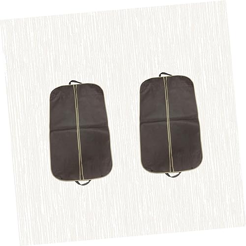 2pcs Hanging Closet Organizer Suit Protector Garment Bags Dress Storage Bag Zipper Lightweight Portable Pouch4