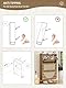 FiveWillowise Rattan Schuhschrank mit 3 Klappen, Freistehender Schuhkipper Schmaler mit Ablageflächen und Metallbeinen, Schuhaufbewahrung Holz Schuhkommode für Eingang, Flur, Foyer, 80x24x135,4 cm