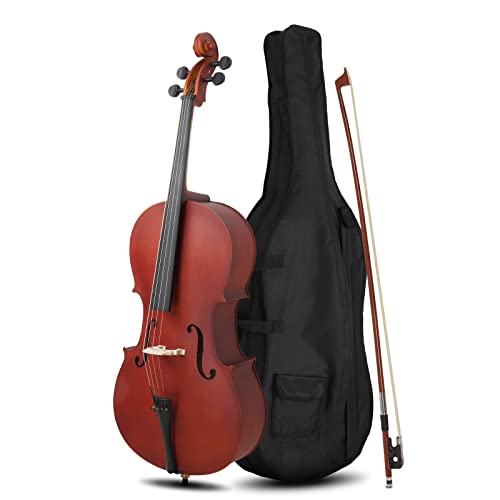 Ktaxon Full-Size Cello, Beginner Cello 4/4, Acoustic Cello Set with